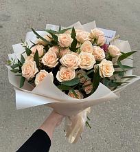 Букет Кремовые розы Латте в Куйтун