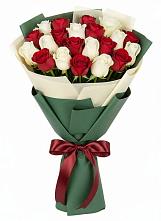Букет Микс из красных и белых роз #REPLACE_PRED# Куйтун