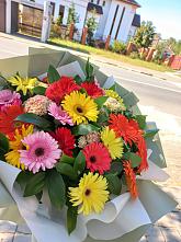 Букет цветов из:  Герберы #REPLACE_PRED# Куйтун