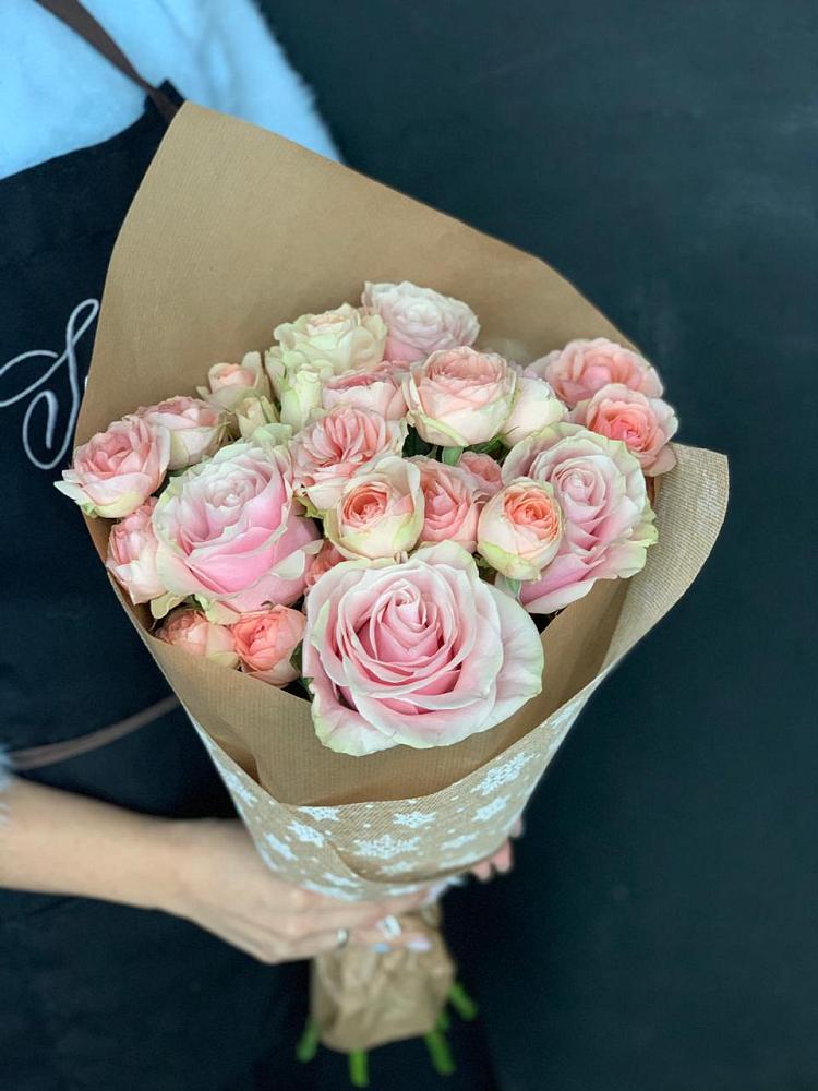 Букет цветов из: Хризантемы и Розы в Куйтун