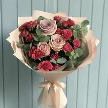Букет цветов из:  Гвоздики и Розы #REPLACE_PRED# Куйтун