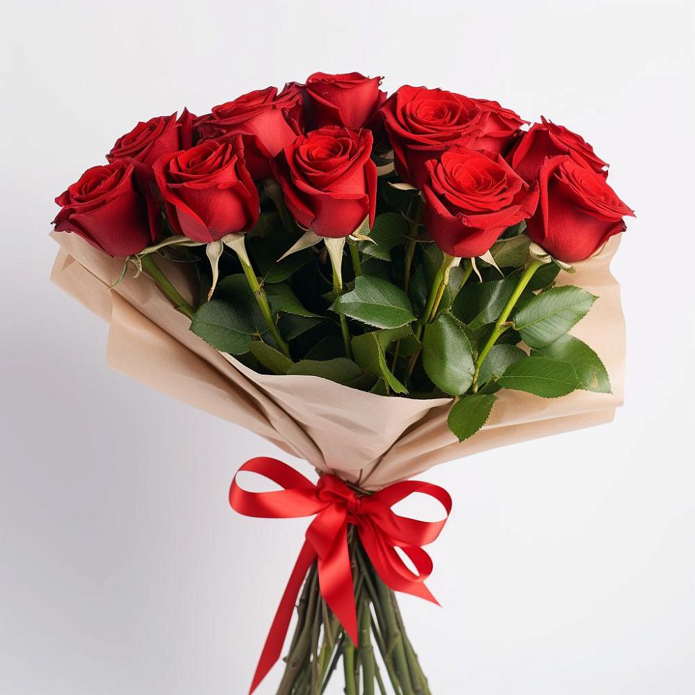 Букет 11 Красных роз Эдлесс Лав в Куйтун